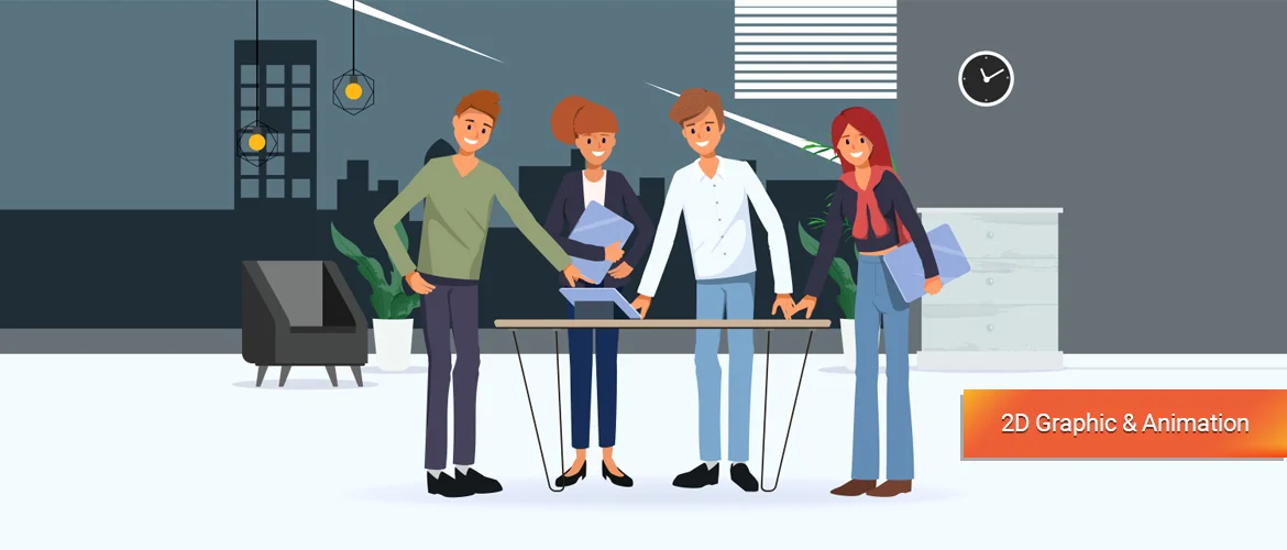 Get 2D Graphic And Animation Services | Hire Experts